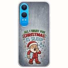 All I Want For Christmas Is - Sleep OnePlus Nord CE4 Lite 5G Flexible TPU (Διάφανη Σιλικόνη)