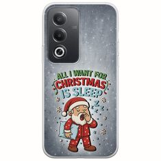 All I Want For Christmas Is - Sleep Oppo A80 5G Flexible TPU (Διάφανη Σιλικόνη)