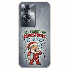 All I Want For Christmas Is - Sleep OnePlus Nord N30 SE 5G Flexible TPU (Διάφανη Σιλικόνη)