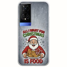 All I Want For Christmas Is - Food TCL 50 5G Flexible TPU (Διάφανη Σιλικόνη)
