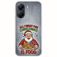 All I Want For Christmas Is - Food Xiaomi Poco X7 Pro 5G Flexible TPU (Διάφανη Σιλικόνη)