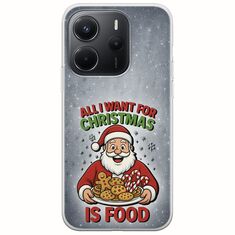 All I Want For Christmas Is - Food Xiaomi Redmi Note 14 4G Flexible TPU (Διάφανη Σιλικόνη)