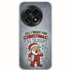 All I Want For Christmas Is - Sleep OnePlus 13 5G Flexible TPU (Διάφανη Σιλικόνη)