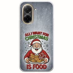 All I Want For Christmas Is - Food Xiaomi Redmi A5 4G Flexible TPU (Διάφανη Σιλικόνη)