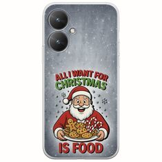 All I Want For Christmas Is - Food Xiaomi Redmi 13C 5G Flexible TPU (Διάφανη Σιλικόνη)