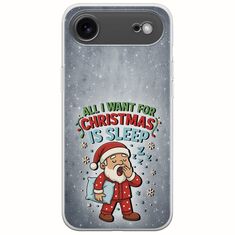 All I Want For Christmas Is - Sleep iPhone Air Flexible TPU (Διάφανη Σιλικόνη)