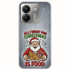 All I Want For Christmas Is - Food Xiaomi Poco M7 Pro 5G Flexible TPU (Διάφανη Σιλικόνη)
