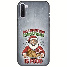 All I Want For Christmas Is - Food Samsung Galaxy Note 10 Black TPU (Μαύρη Σιλικόνη)