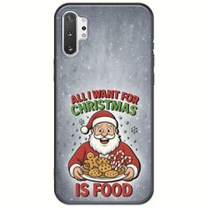 All I Want For Christmas Is - Food Samsung Galaxy Note 10 Plus Black TPU (Μαύρη Σιλικόνη)