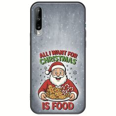 All I Want For Christmas Is - Food Samsung Galaxy A30s Black TPU (Μαύρη Σιλικόνη)
