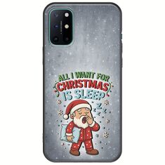 All I Want For Christmas Is - Sleep OnePlus 8T Black TPU (Μαύρη Σιλικόνη)