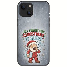 All I Want For Christmas Is - Sleep iPhone 13  Black TPU (Μαύρη Σιλικόνη)