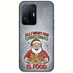 All I Want For Christmas Is - Food Xiaomi 11T / 11T Pro Black TPU (Μαύρη Σιλικόνη)