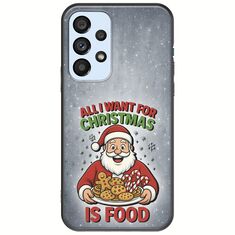 All I Want For Christmas Is - Food Samsung Galaxy A53 5G Black TPU (Μαύρη Σιλικόνη)