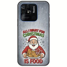 All I Want For Christmas Is - Food Xiaomi Redmi 10C Black TPU (Μαύρη Σιλικόνη)