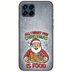 All I Want For Christmas Is - Food Samsung Galaxy M53 5G Black TPU (Μαύρη Σιλικόνη)