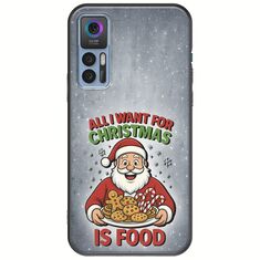All I Want For Christmas Is - Food TCL 30 / 30 5G / 30+ Black TPU (Μαύρη Σιλικόνη)