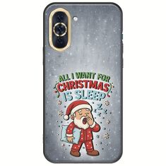 All I Want For Christmas Is - Sleep Huawei Nova 10 Black TPU (Μαύρη Σιλικόνη)