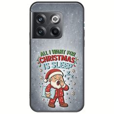 All I Want For Christmas Is - Sleep OnePlus 10T 5G Black TPU (Μαύρη Σιλικόνη)