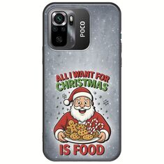 All I Want For Christmas Is - Food Xiaomi Poco M5s Black TPU (Μαύρη Σιλικόνη)