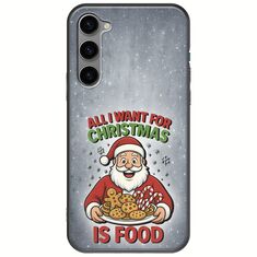 All I Want For Christmas Is - Food Samsung Galaxy S23 Plus 5G Black TPU (Μαύρη Σιλικόνη)