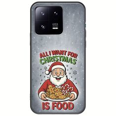 All I Want For Christmas Is - Food Xiaomi 13 Pro 5G Black TPU (Μαύρη Σιλικόνη)