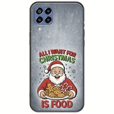 All I Want For Christmas Is - Food Samsung Galaxy M33 5G Black TPU (Μαύρη Σιλικόνη)