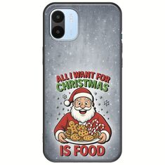 All I Want For Christmas Is - Food Xiaomi Redmi A2 Black TPU (Μαύρη Σιλικόνη)