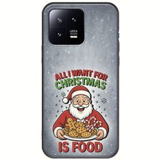 All I Want For Christmas Is - Food Xiaomi 13 5G Black TPU (Μαύρη Σιλικόνη)