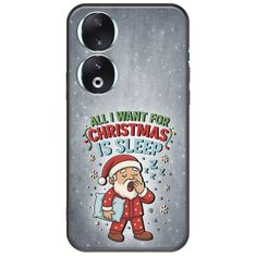 All I Want For Christmas Is - Sleep Honor 90 5G Black TPU (Μαύρη Σιλικόνη)