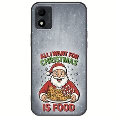 All I Want For Christmas Is - Food TCL 305i Black TPU (Μαύρη Σιλικόνη)