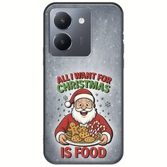 All I Want For Christmas Is - Food Vivo Y36 4G / 5G Black TPU (Μαύρη Σιλικόνη)