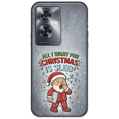 All I Want For Christmas Is - Sleep Oppo A79 5G Black TPU (Μαύρη Σιλικόνη)