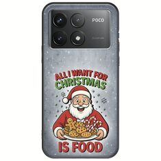 All I Want For Christmas Is - Food Xiaomi Poco F6 Pro 5G Black TPU (Μαύρη Σιλικόνη)