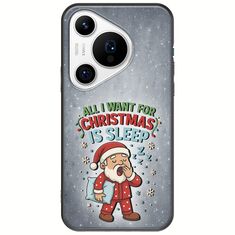 All I Want For Christmas Is - Sleep Huawei Pura 70 Pro Black TPU (Μαύρη Σιλικόνη)
