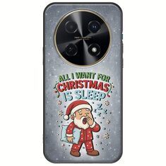 All I Want For Christmas Is - Sleep Huawei Nova 12i Black TPU (Μαύρη Σιλικόνη)