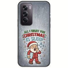 All I Want For Christmas Is - Sleep Oppo Reno 12 5G Black TPU (Μαύρη Σιλικόνη)