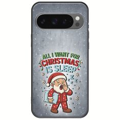 All I Want For Christmas Is - Sleep Google Pixel 9 5G Black TPU (Μαύρη Σιλικόνη)