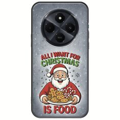 All I Want For Christmas Is - Food Xiaomi Redmi 14C Black TPU (Μαύρη Σιλικόνη)