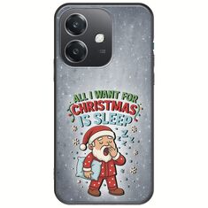 All I Want For Christmas Is - Sleep Oppo A60 5G Black TPU (Μαύρη Σιλικόνη)