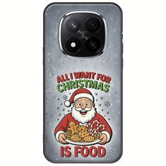 All I Want For Christmas Is - Food Xiaomi Poco X7 5G Black TPU (Μαύρη Σιλικόνη)