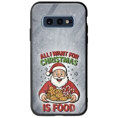 All I Want For Christmas Is - Food Samsung Galaxy S10e Groove TPU (Tempered Glass και TPU)