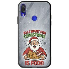 All I Want For Christmas Is - Food Xiaomi Redmi Note 7 Groove TPU (Tempered Glass και TPU)