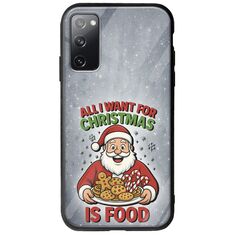 All I Want For Christmas Is - Food Samsung Galaxy S20 Groove TPU (Tempered Glass και TPU)