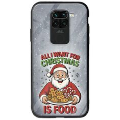 All I Want For Christmas Is - Food Xiaomi Redmi Note 9 Groove TPU (Tempered Glass και TPU)