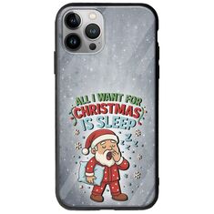 All I Want For Christmas Is - Sleep iPhone 12 Pro Max Groove TPU (Tempered Glass και TPU)