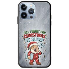 All I Want For Christmas Is - Sleep iPhone 13 Pro Groove TPU (Tempered Glass και TPU)