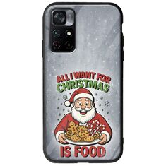 All I Want For Christmas Is - Food Xiaomi Poco M4 Pro 5G Groove TPU (Tempered Glass και TPU)