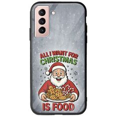All I Want For Christmas Is - Food Samsung Galaxy S22 Groove TPU (Tempered Glass και TPU)
