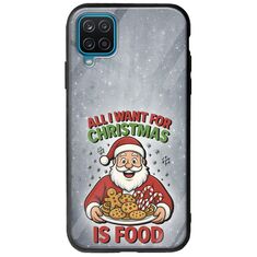 All I Want For Christmas Is - Food Samsung Galaxy M12 Groove TPU (Tempered Glass και TPU)